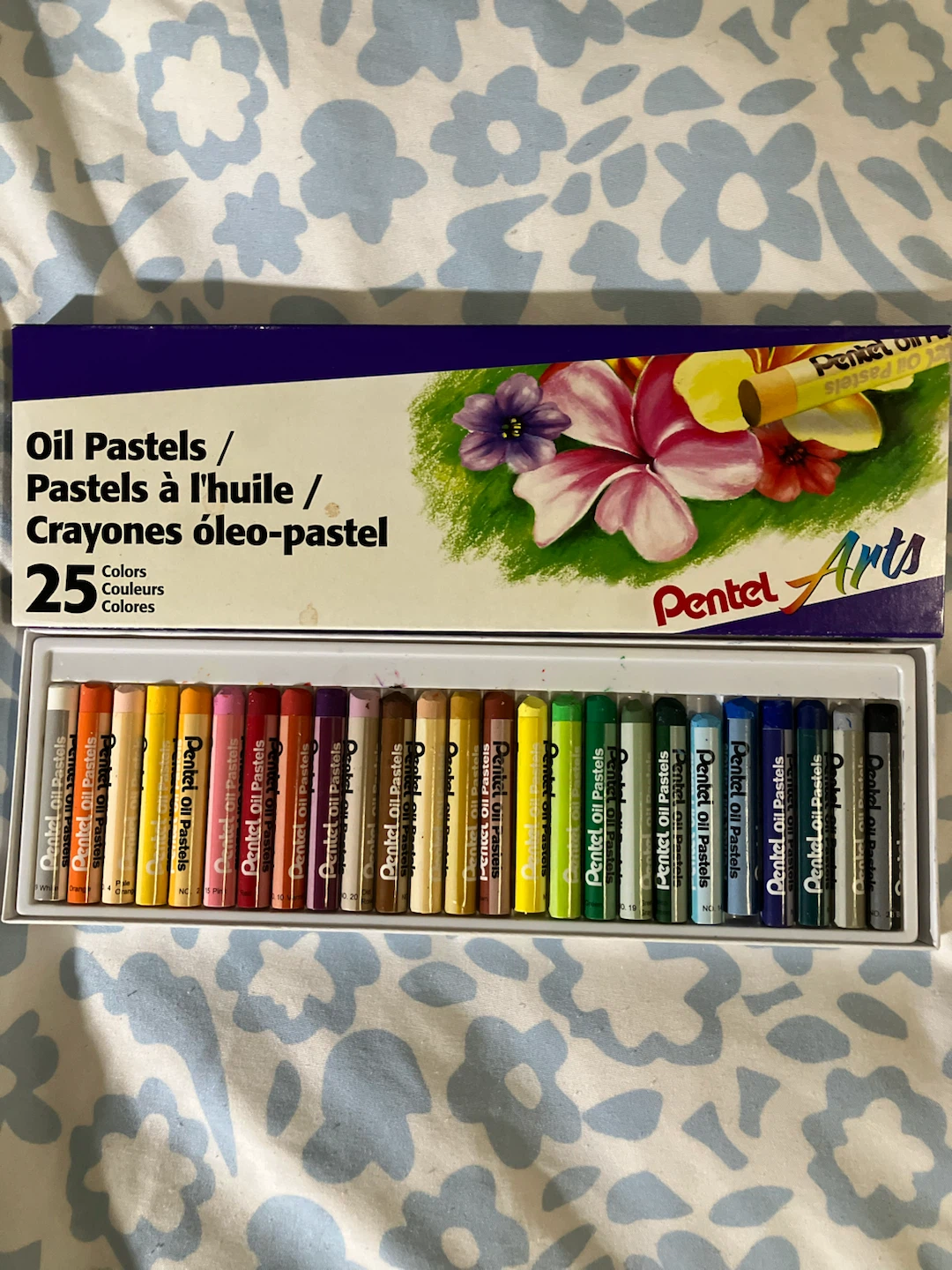 Pentel Arts Oil Pastels - 25 Colours