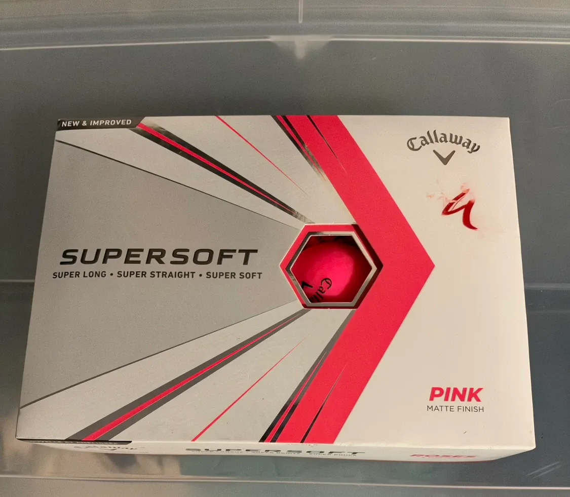 Callaway Supersoft Pink Golf Balls