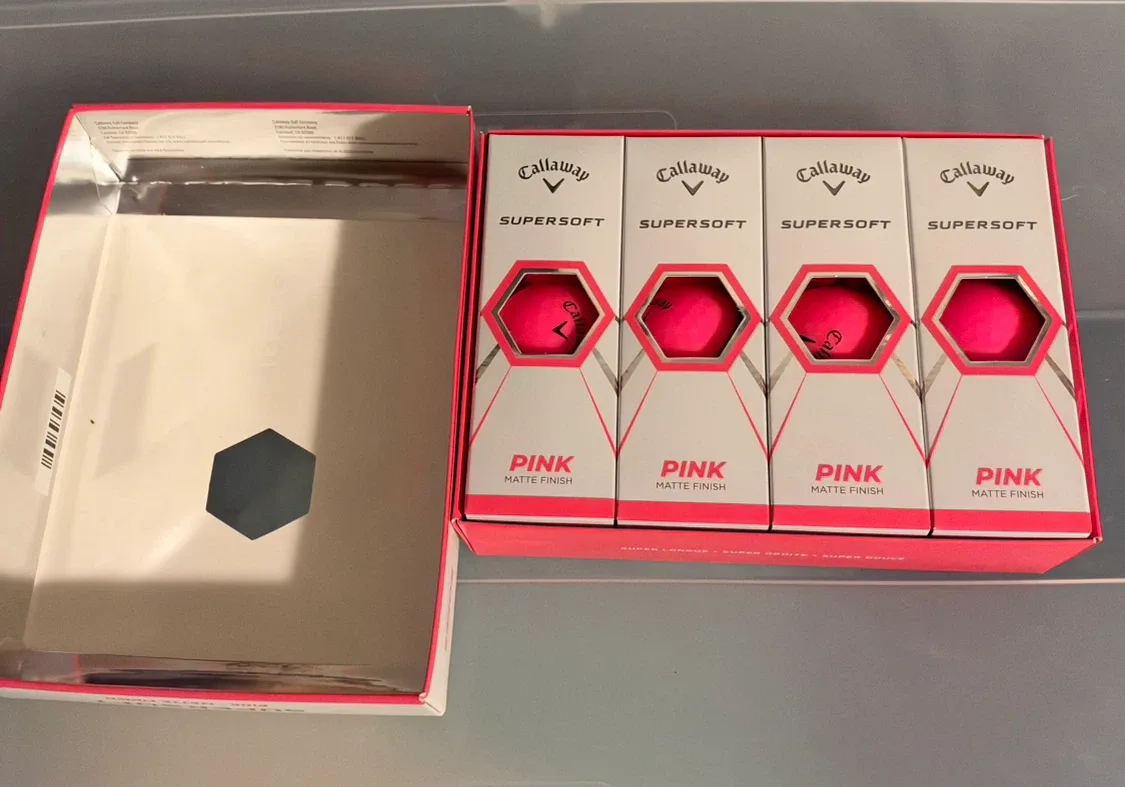 Callaway Supersoft Pink Golf Balls - photo 2