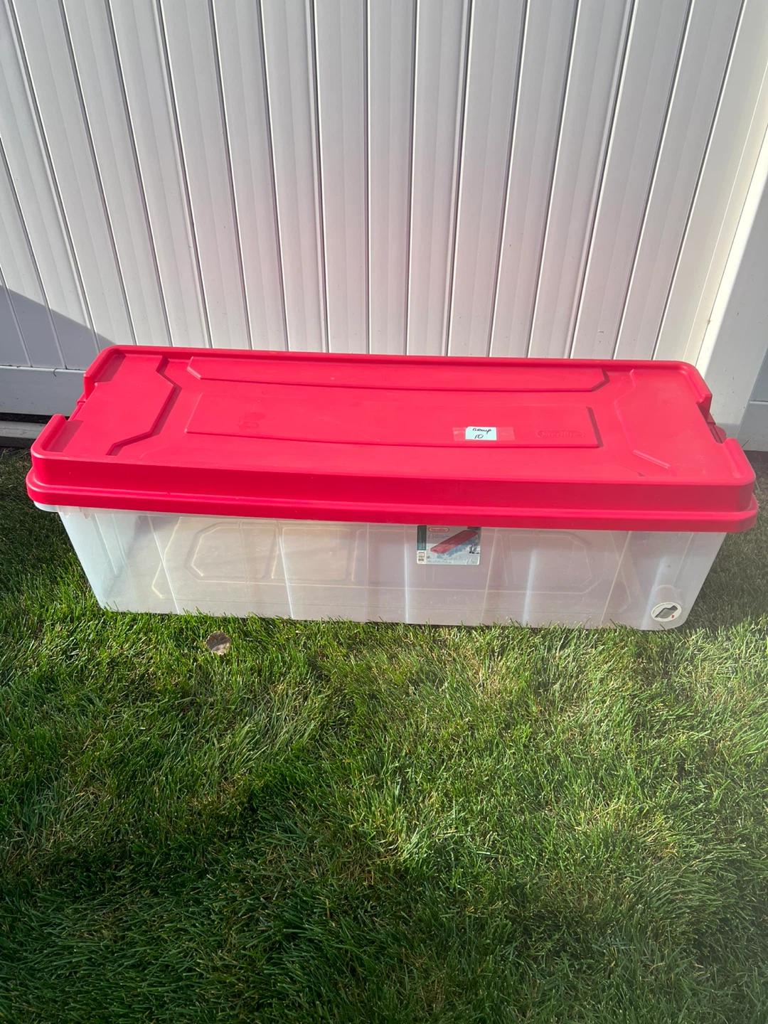 #10 - Sterilite 200 Qt. Underbed Storage Tote