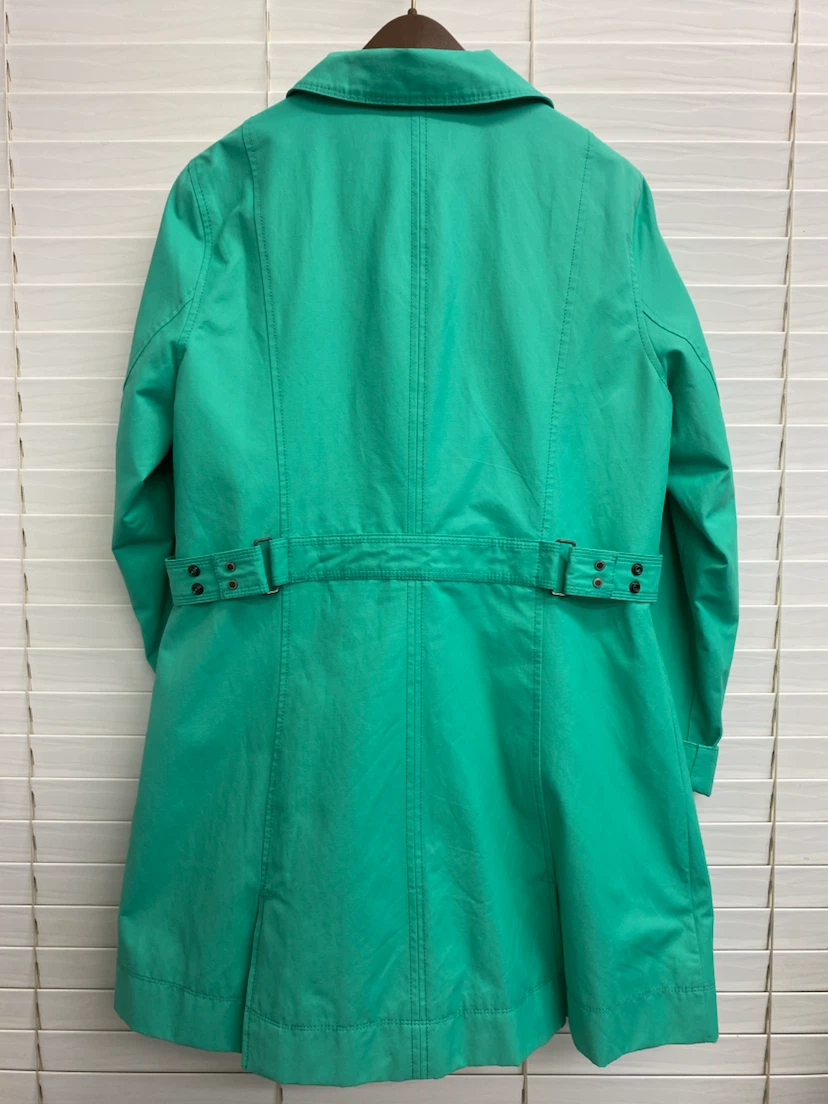 Eddie Bauer Women's Green Trench Coat - photo 5