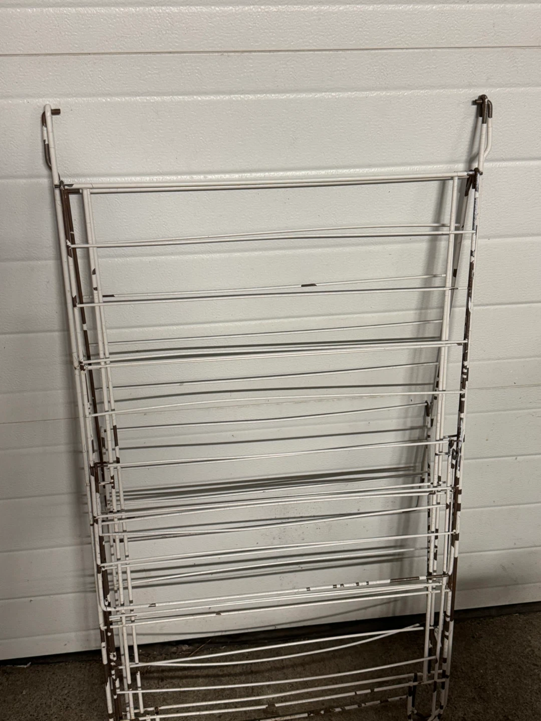 White Metal Drying Rack