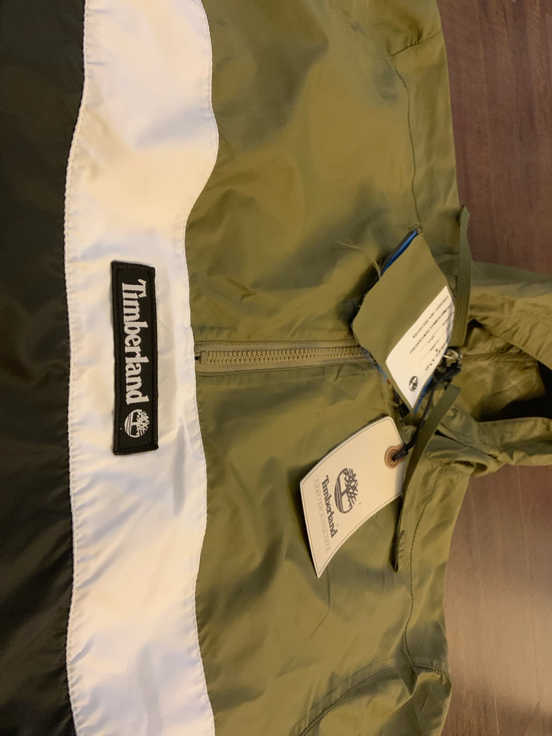 New Timberland Colourblock Pullover Windbreaker