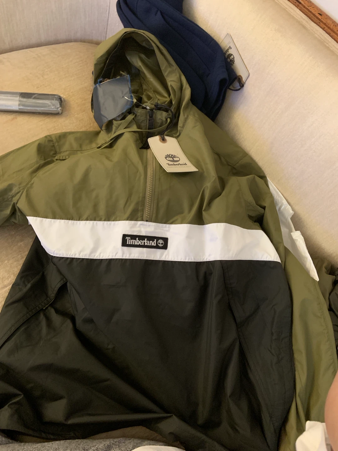 New Timberland Colourblock Pullover Windbreaker - photo 3