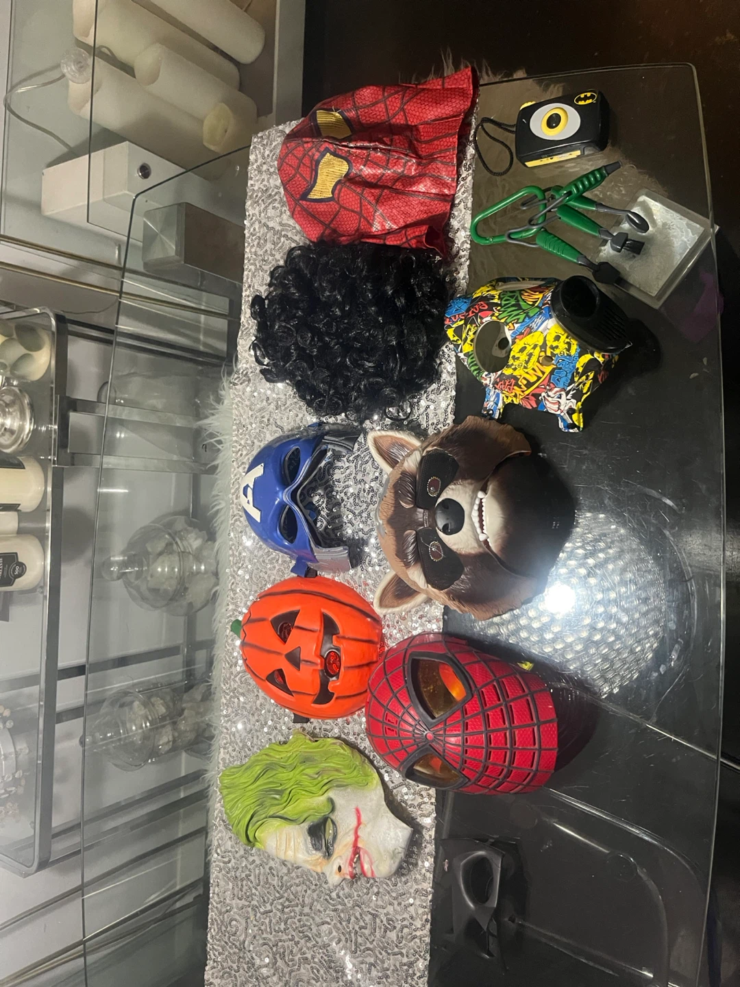 Assorted Kids Costume Masks and Accessories Bundle