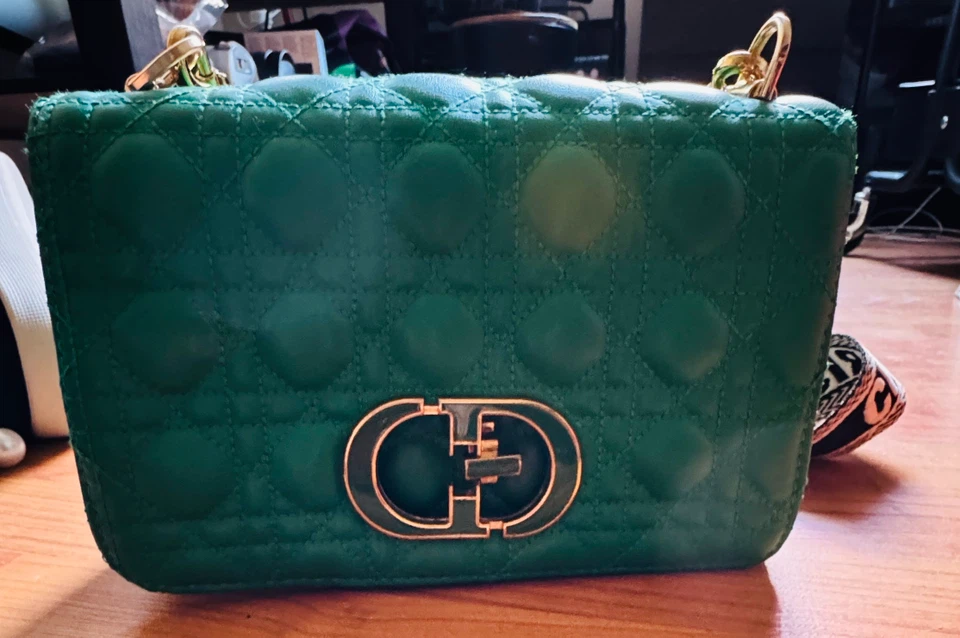 Christian Dior Green Quilted Shoulder Bag - photo 3