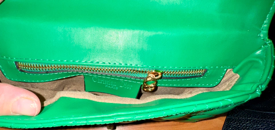 Christian Dior Green Quilted Shoulder Bag - photo 4