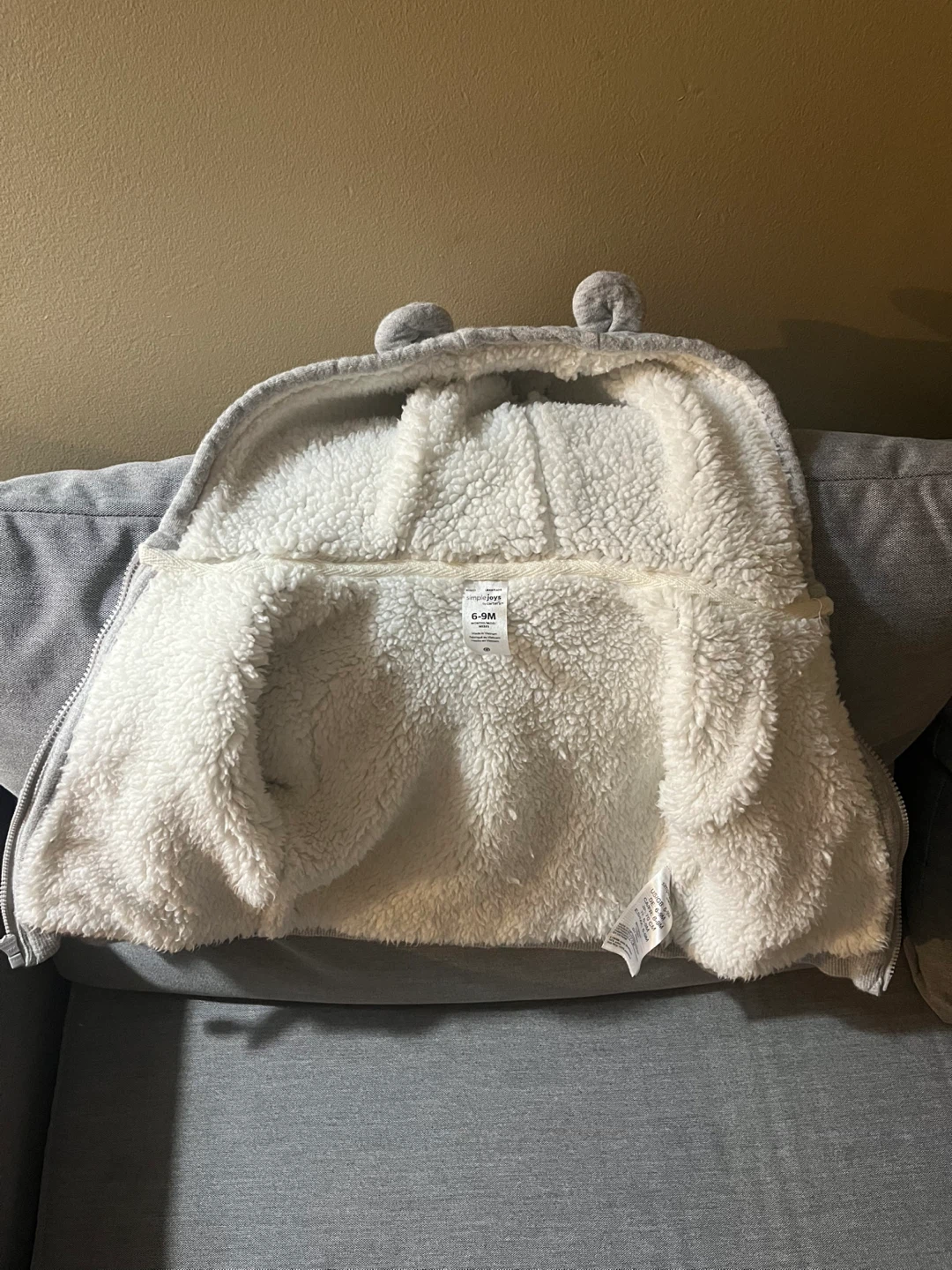 Baby Boys Jacket w/ Sherpa Lining (Size 6 - 9 mo) - photo 3