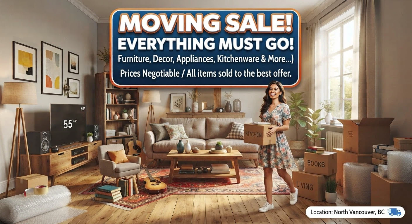 moving sale