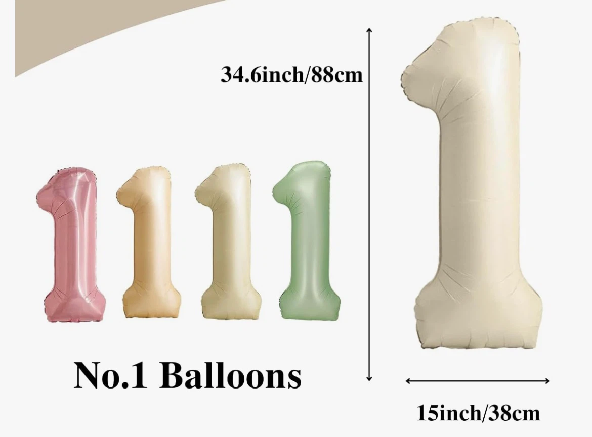 Number 1 balloms - photo 2