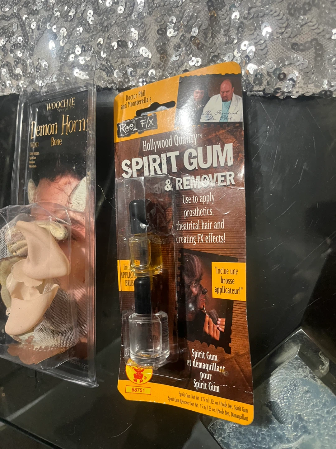 Woochie Demon Horns and Spirit Gum Set - photo 2