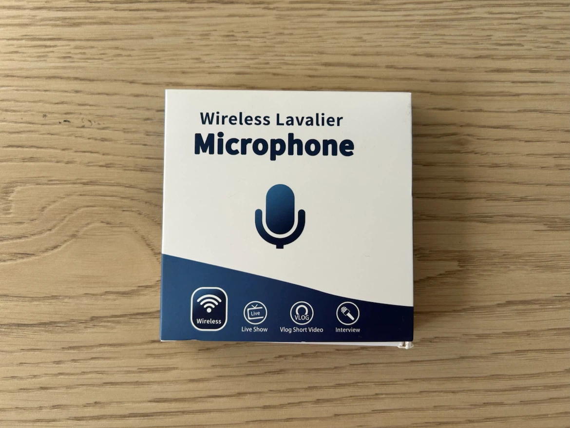Wireless Lavalier Microphone - Black
