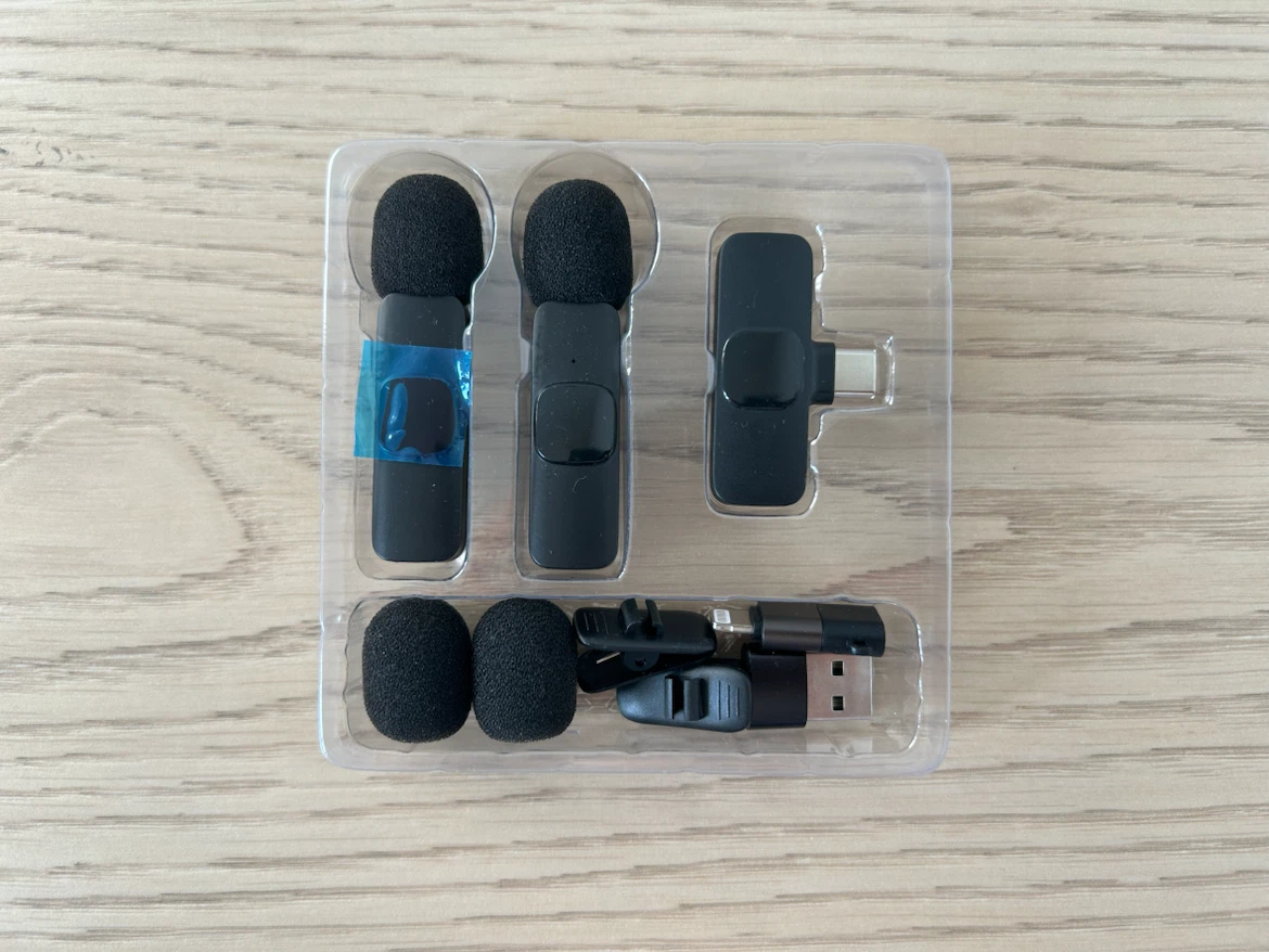 Wireless Lavalier Microphone - Black - photo 4