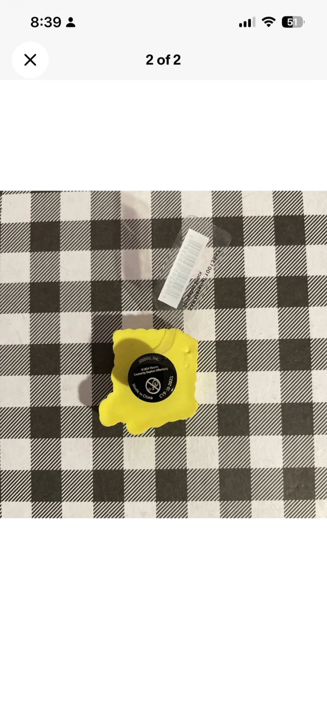 Jibbitz Spongebob Shoe Charm - photo 2