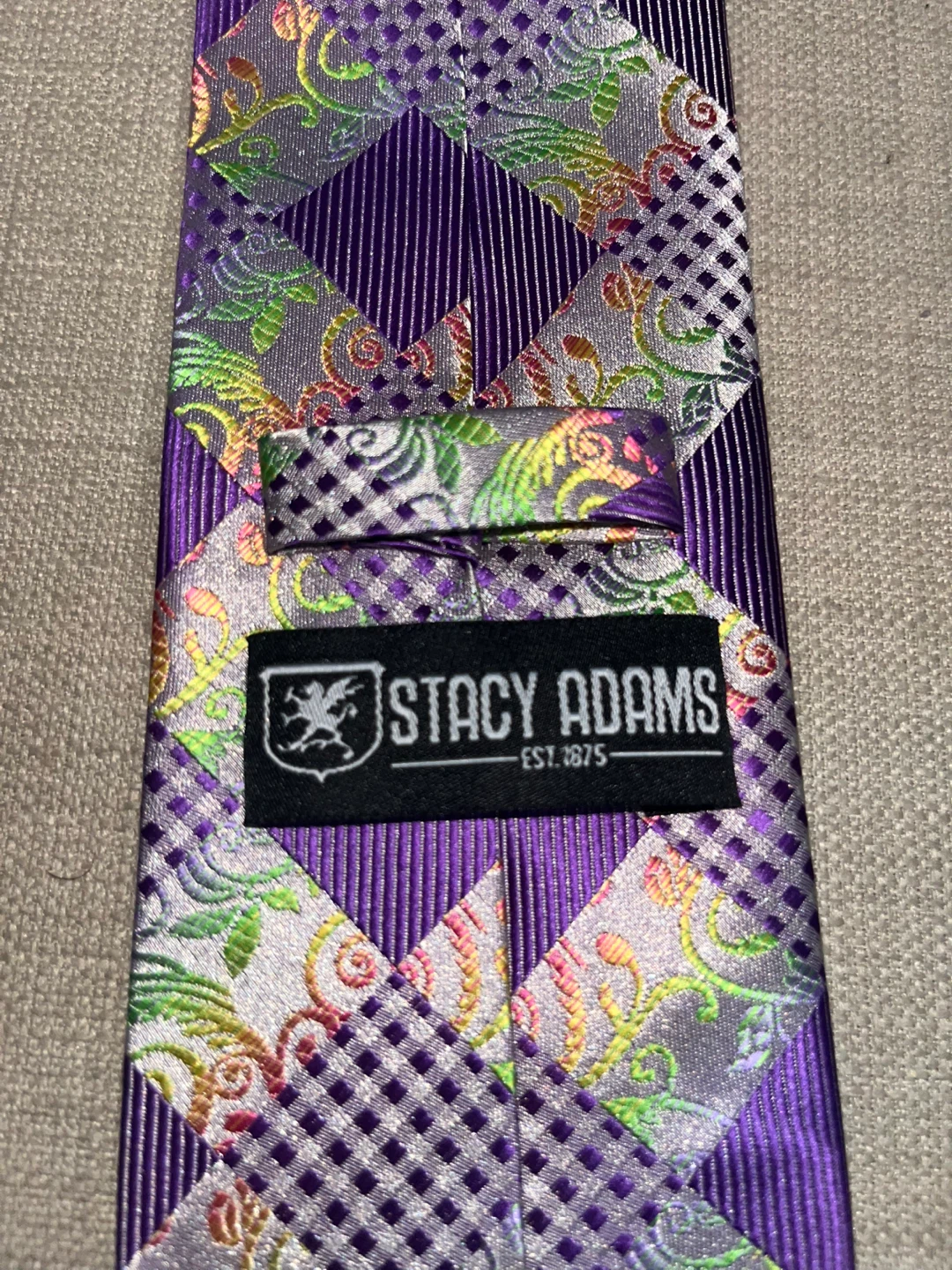 Stacey Adams men tie Rainbow Ombre 100% Micro fiber. - photo 3