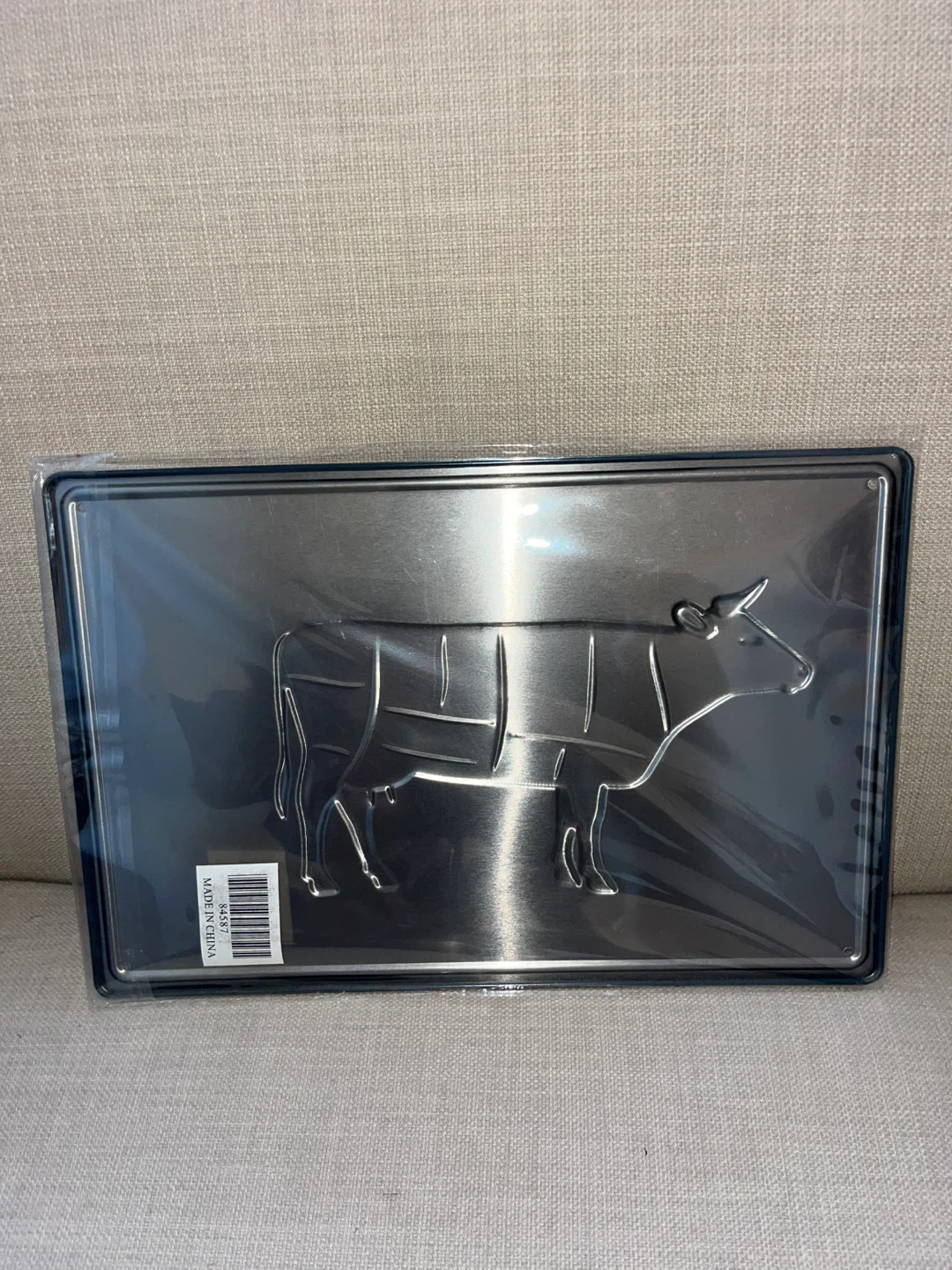 Butcher Chart Metal Wall Sign - photo 2