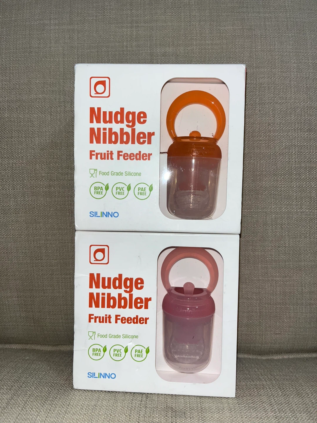 Omnilove Nudge Nibbler Fruit Feeder Set