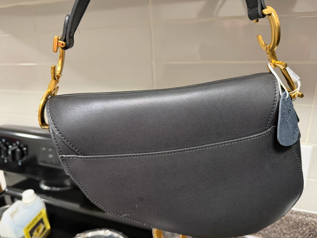Christian Dior Saddle Bag Black - photo 3