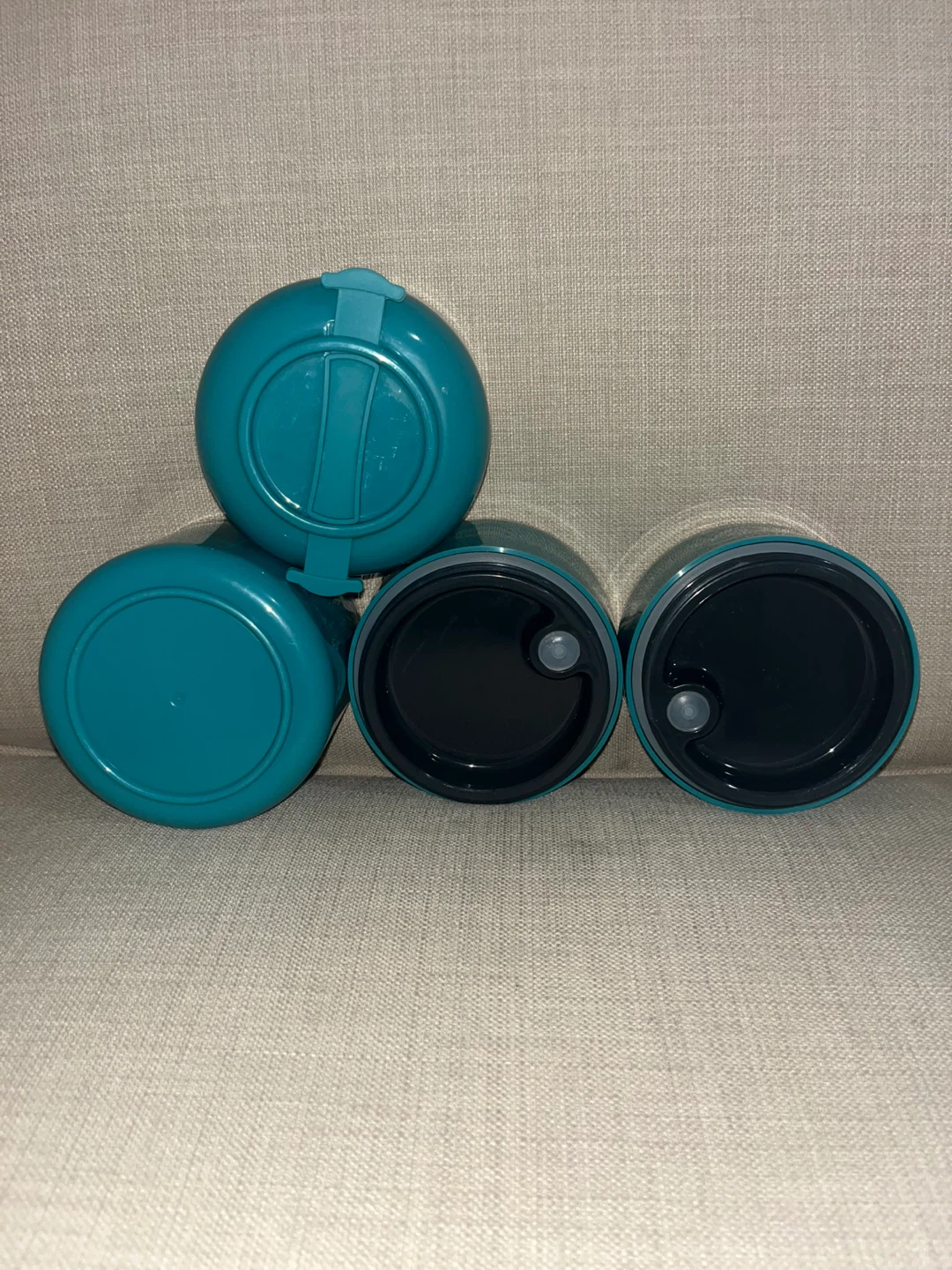 3-Tier Teal Stackable Food Container - photo 5