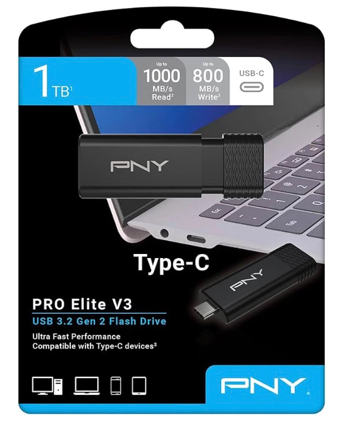 PNY PRO Elite V3 1TB USB 3.2 Gen 2 Flash Drive - photo 2