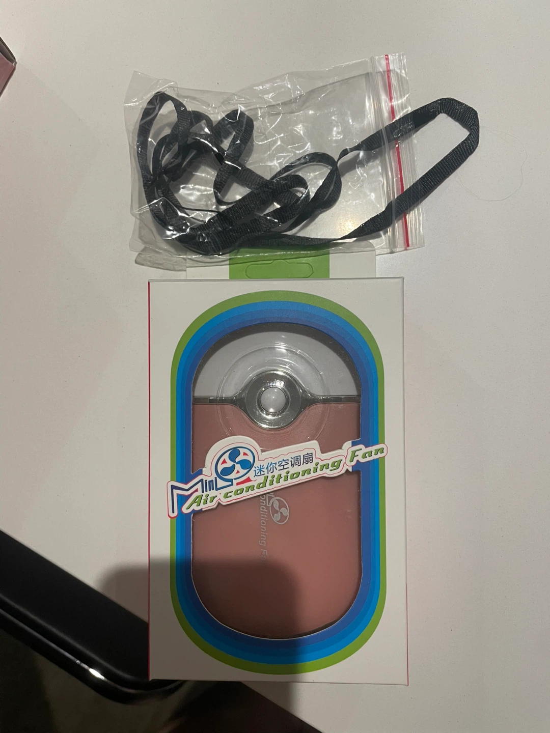 Pink Portable Mini Air Conditioning Fan - photo 2