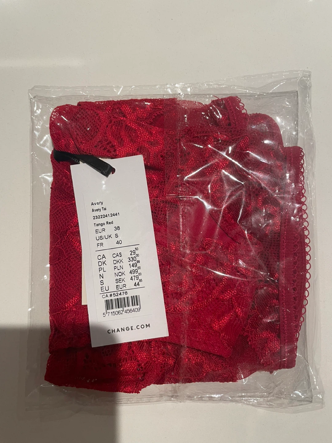 Change Lingerie Avery Tai Tango Red Size S - photo 2