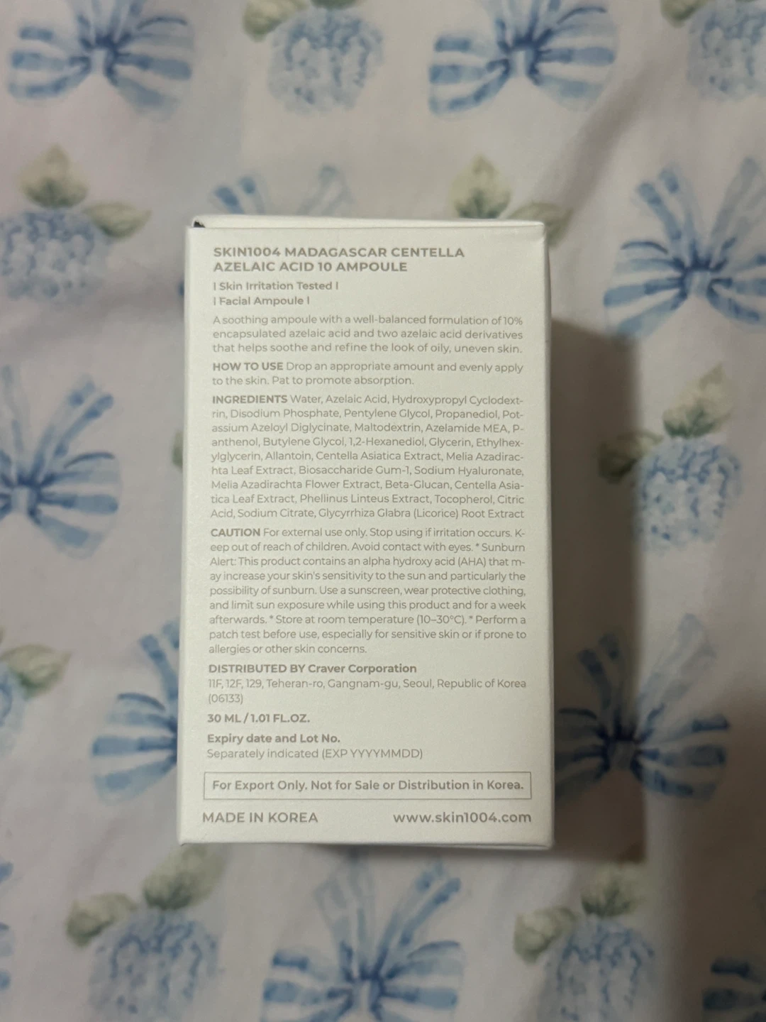 SKIN1004 - Madagascar Centella Azelaic Acid 10 Ampoule - photo 4