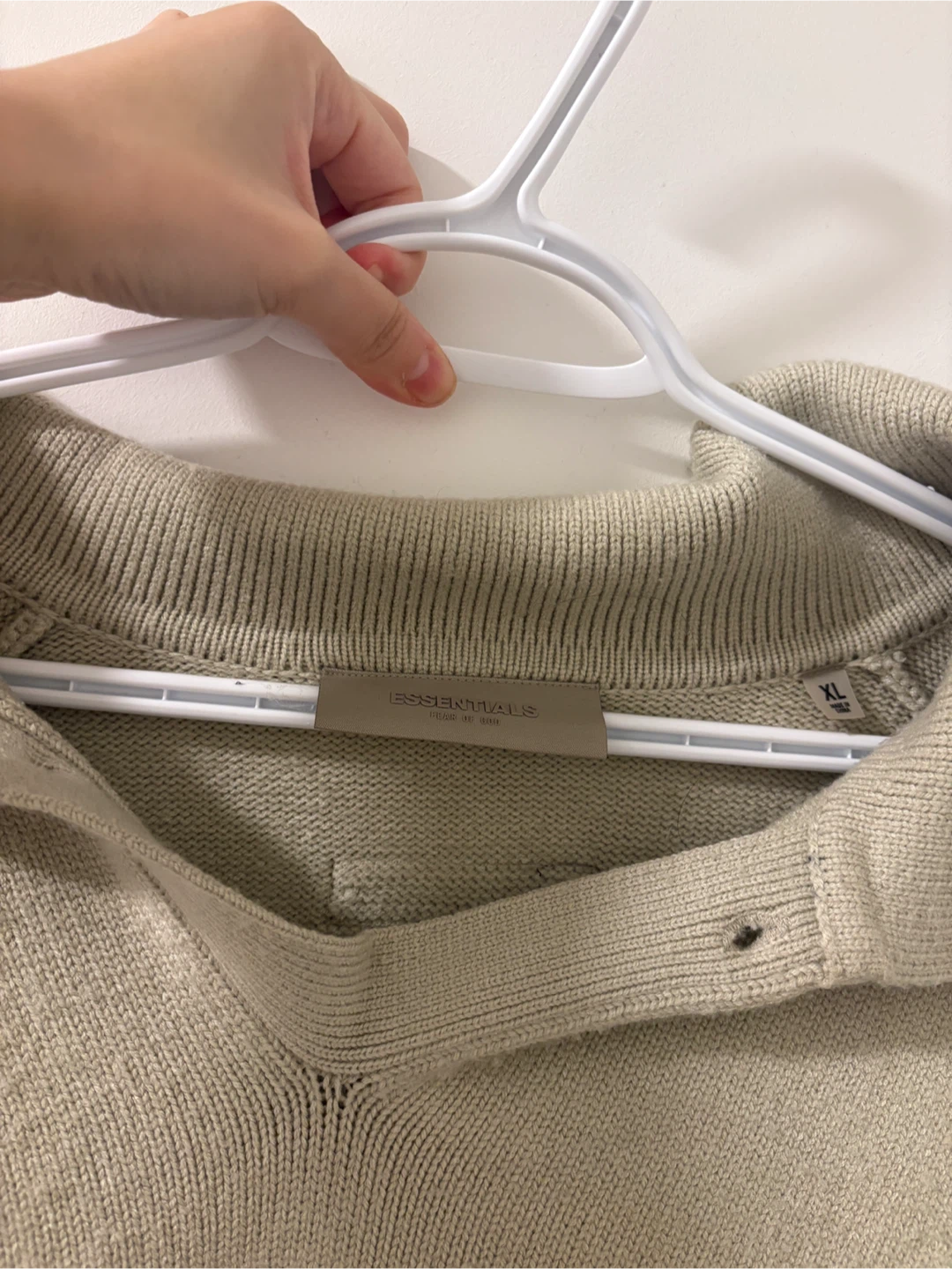 Fear of God Essentials 1977 Polo Sweater - photo 3