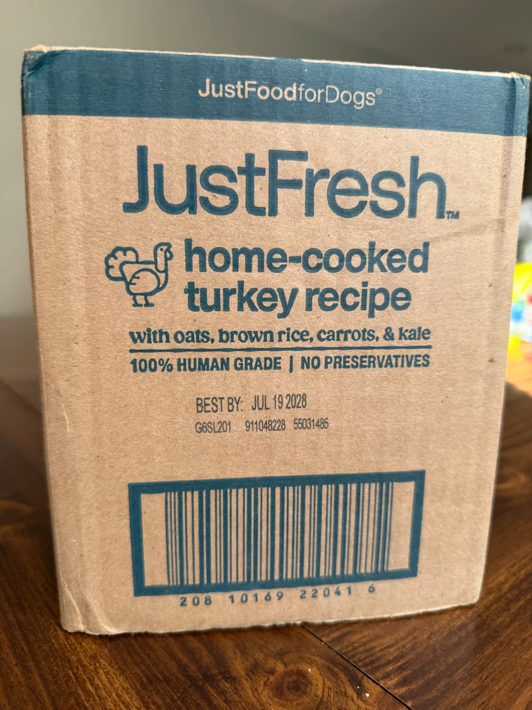 JustFoodForDogs JustFresh Turkey Recipe 7-Pack