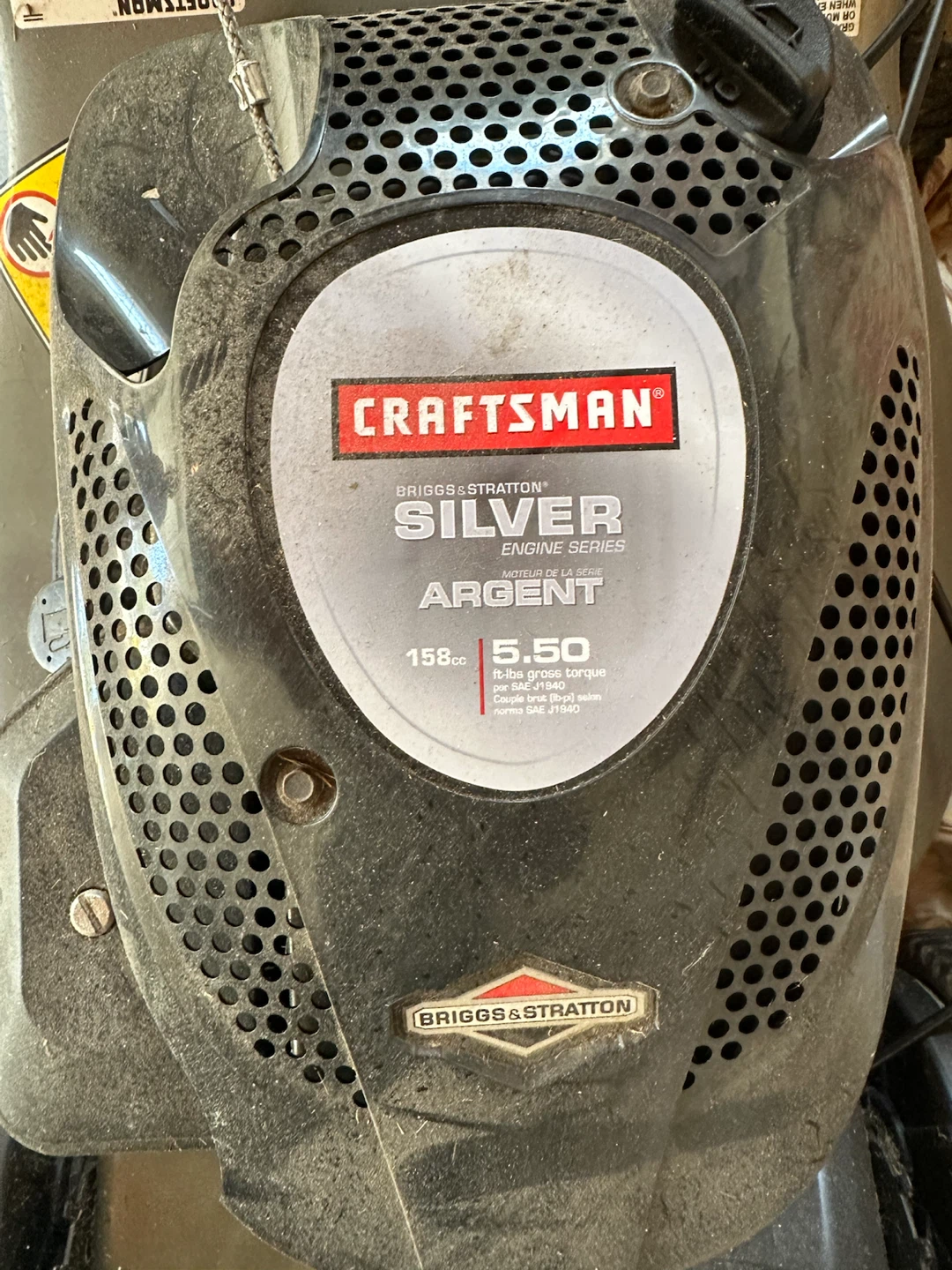Craftsman Silver 158cc 5.50 Gas Lawn Mower - photo 2