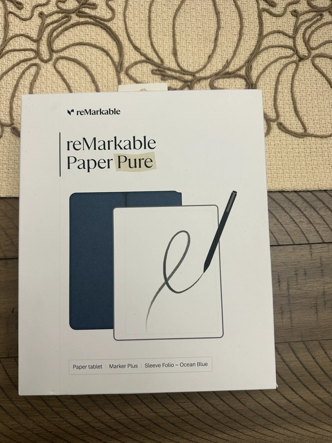 New reMarkable Paper Pure tablet - Ocean Blue Bundle