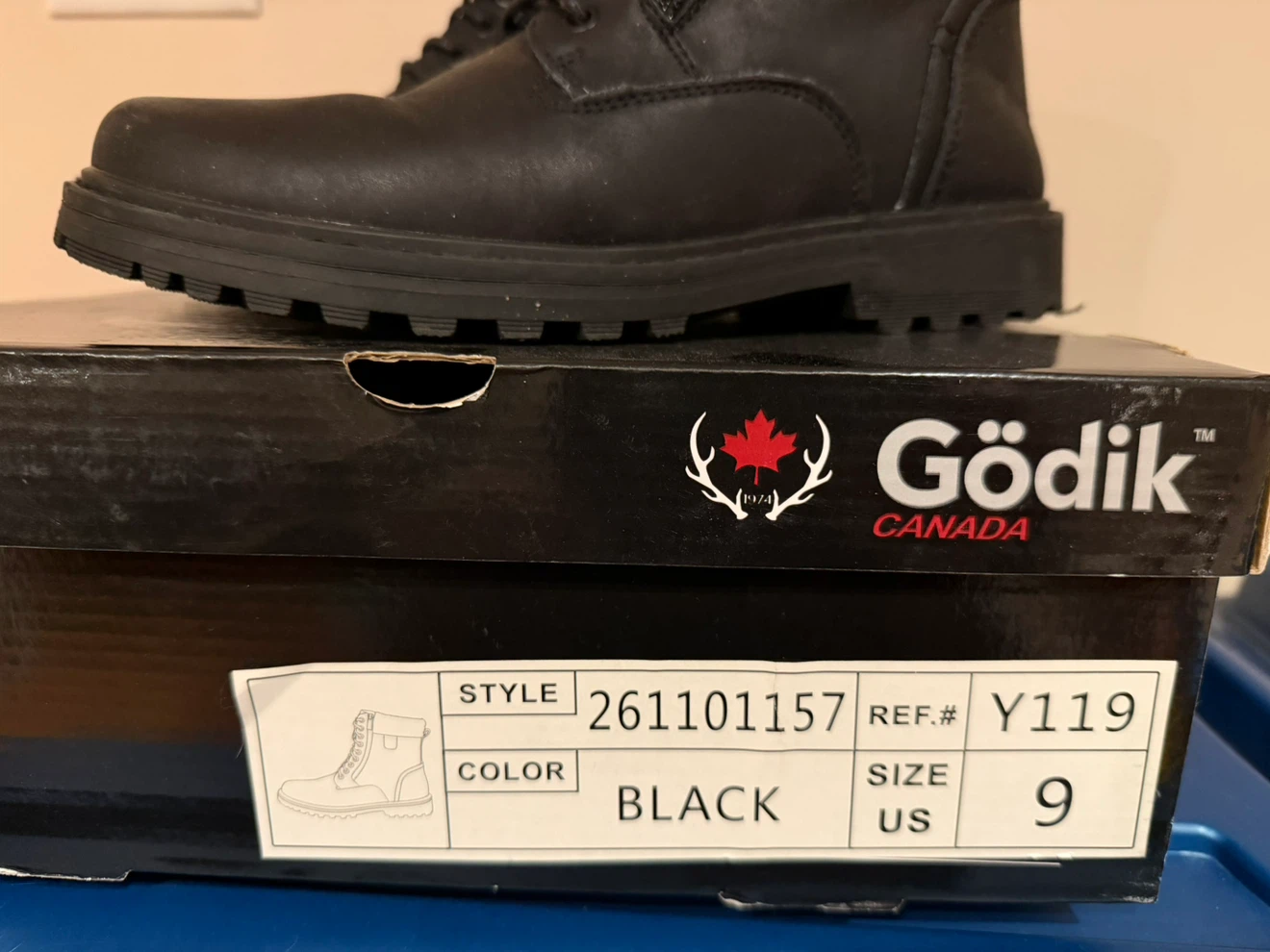 Gödik Canada Men’s Waterproof Winter Boots – Size 9 - photo 2