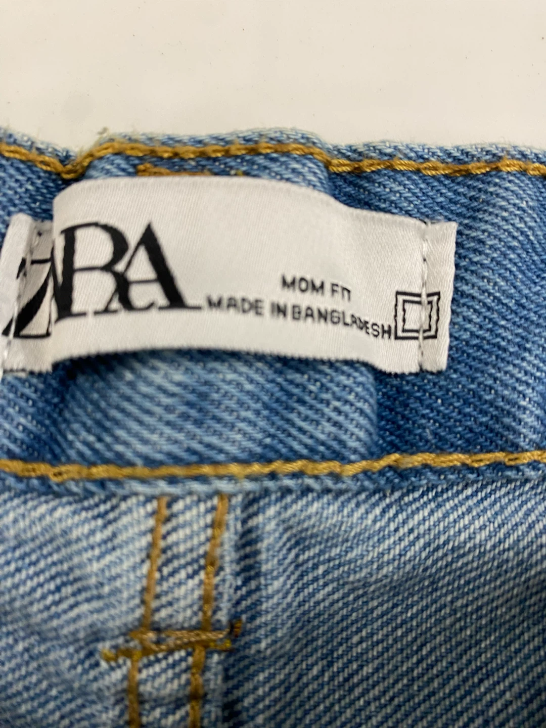 Zara Blue Mom Fit Jeans - photo 3