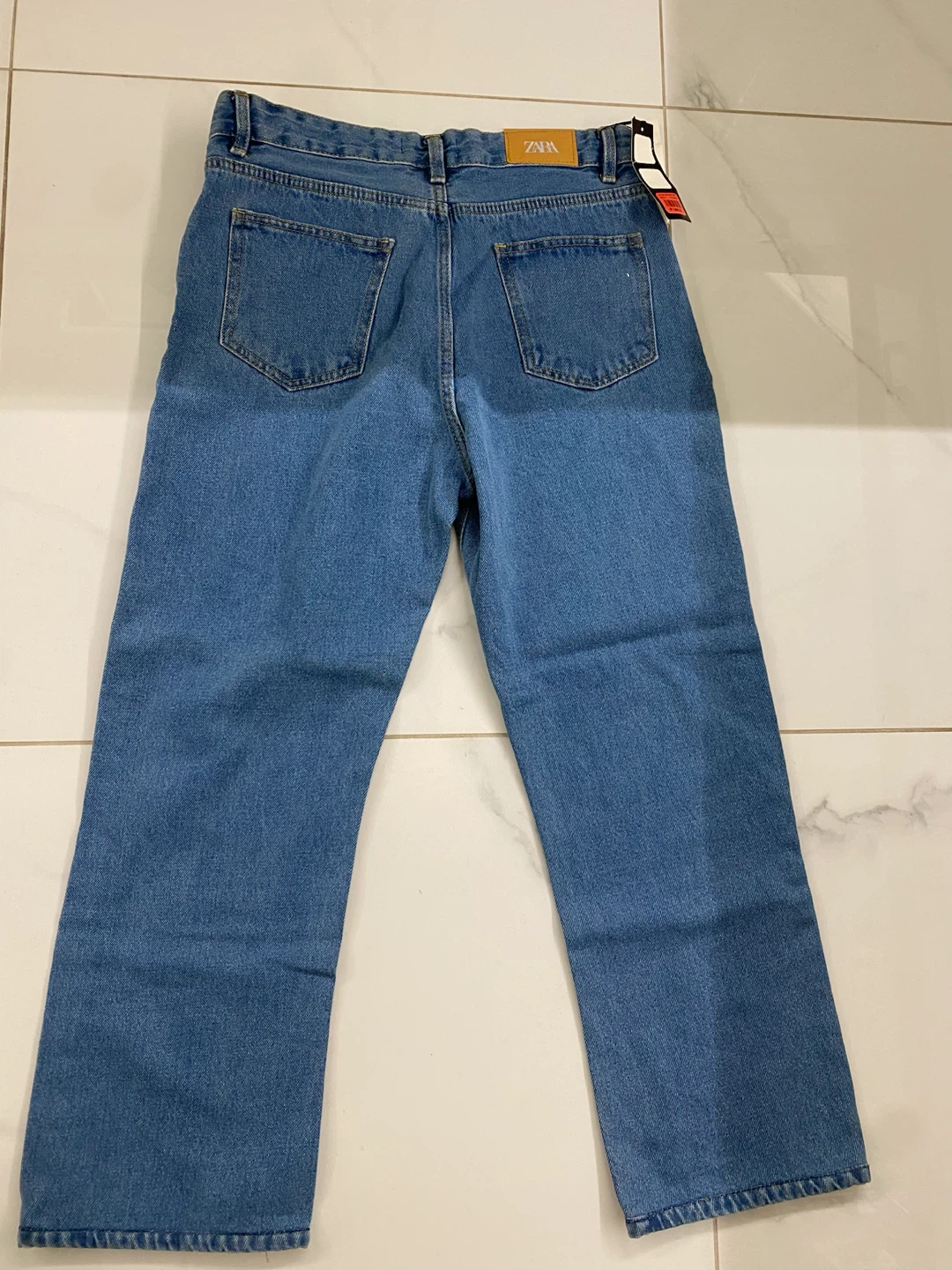 Zara Blue Mom Fit Jeans - photo 4