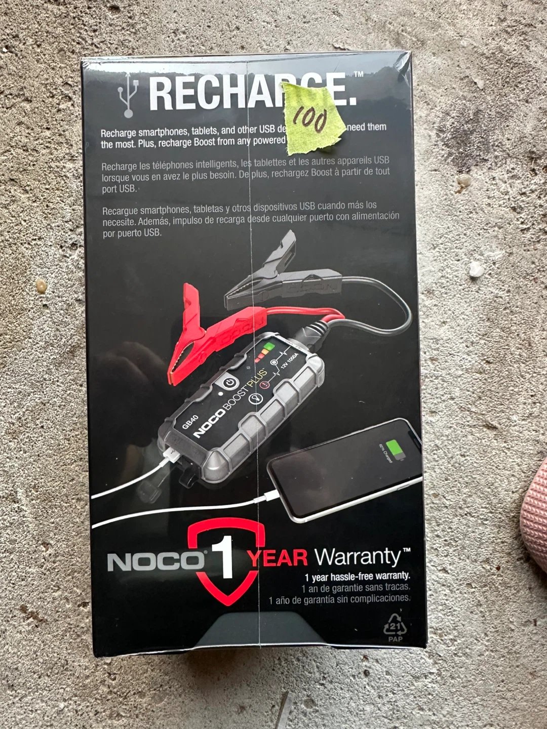 Firm price NOCO Boost Plus GB40 Jump Starter
