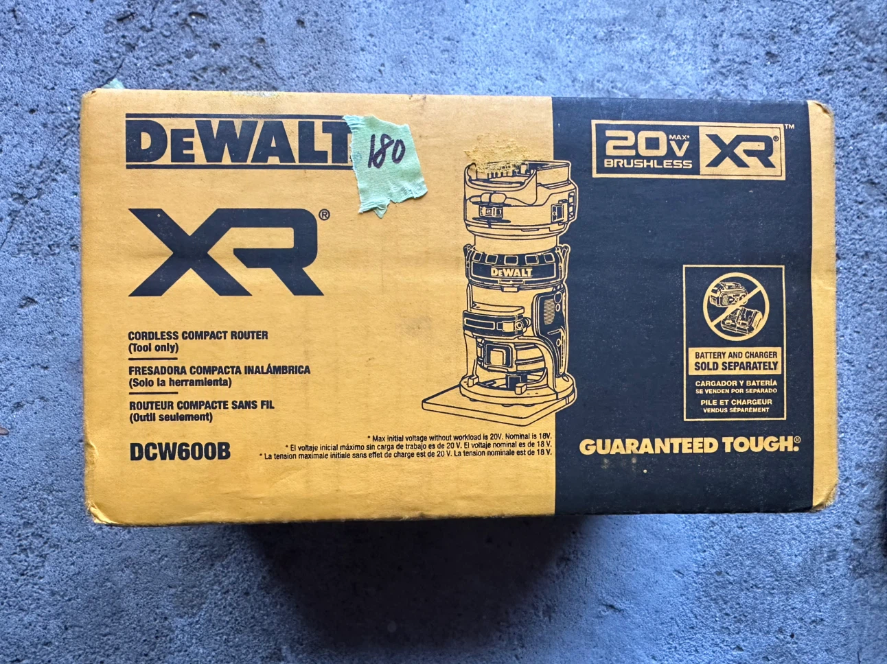 Firm price DEWALT 20V MAX XR Cordless Compact Router (Tool Only)