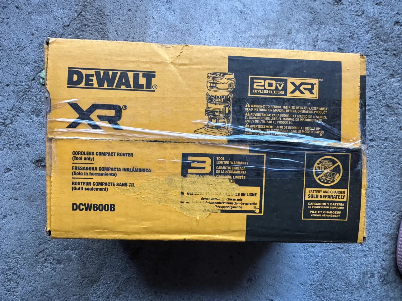 Firm price DEWALT 20V MAX XR Cordless Compact Router (Tool Only) - photo 2