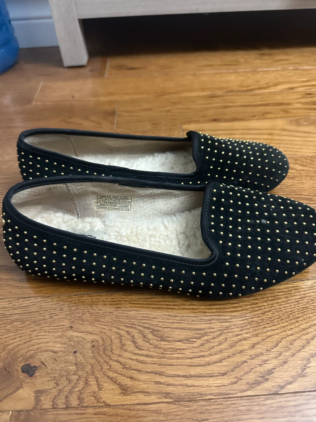 UGG Studded Loafer Slippers Black Size 7 - photo 2