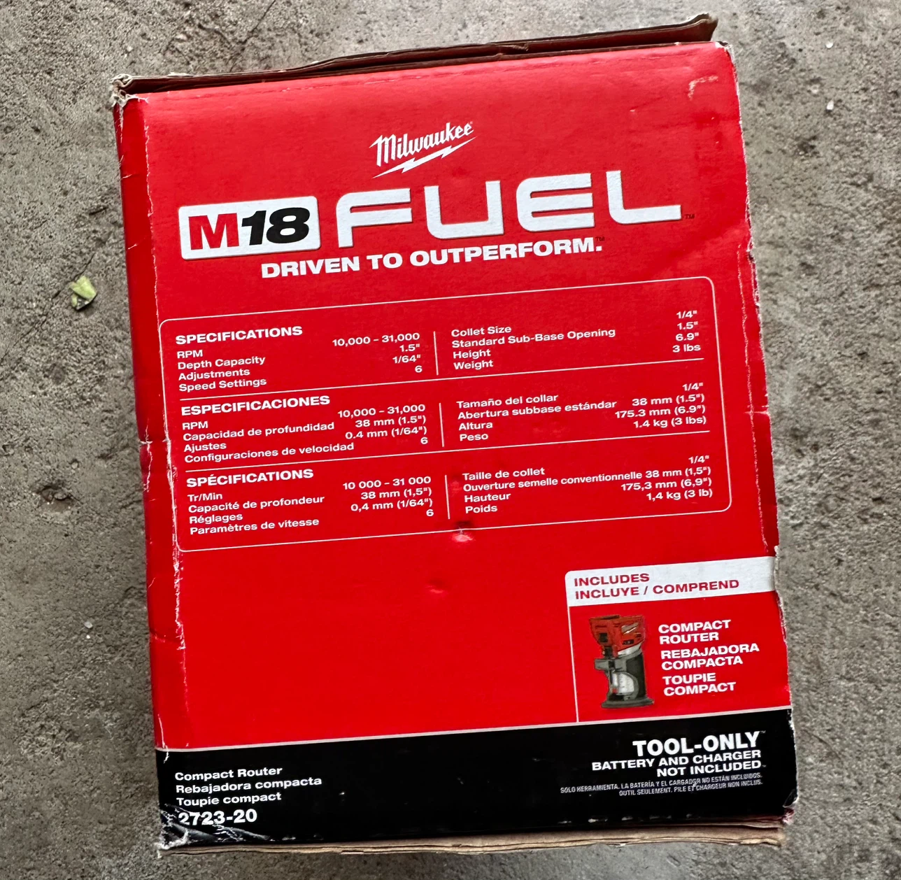 Firm price Milwaukee M18 FUEL Compact Router 2723-20 - photo 3