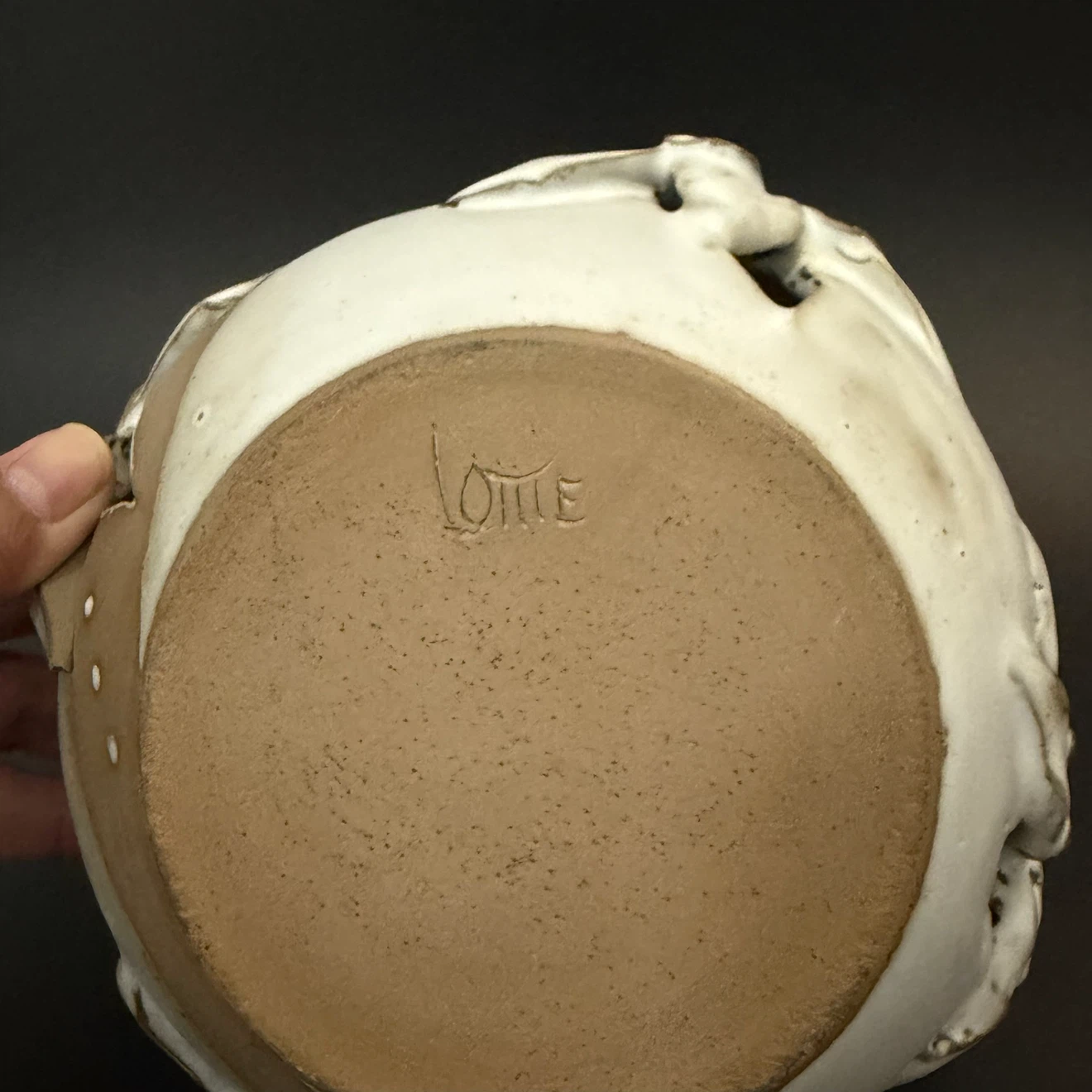 Lottie Handcrafted Ceramic Flower Votive - photo 4