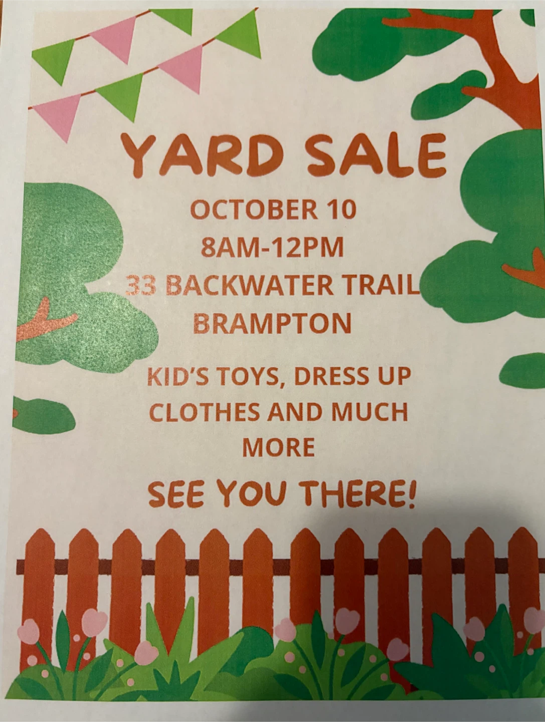 Yard sale!