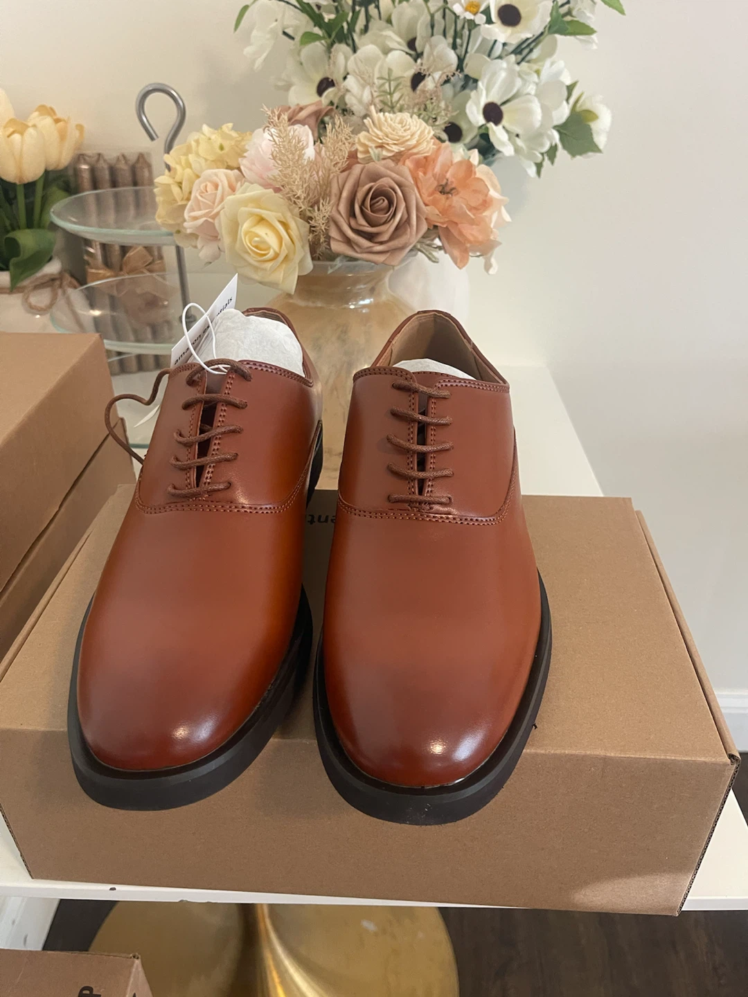Amazon Essentials Men's Oxfords - Brown