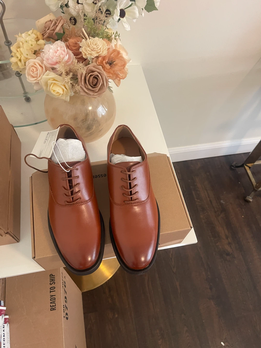 Amazon Essentials Men's Oxfords - Brown - photo 4