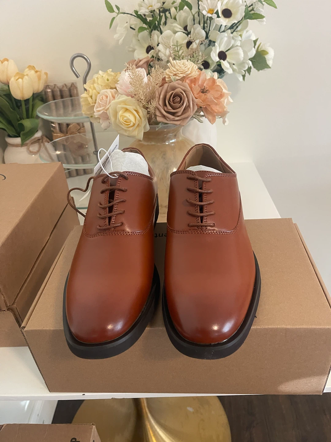 Amazon Essentials Men's Oxfords - Brown - photo 5
