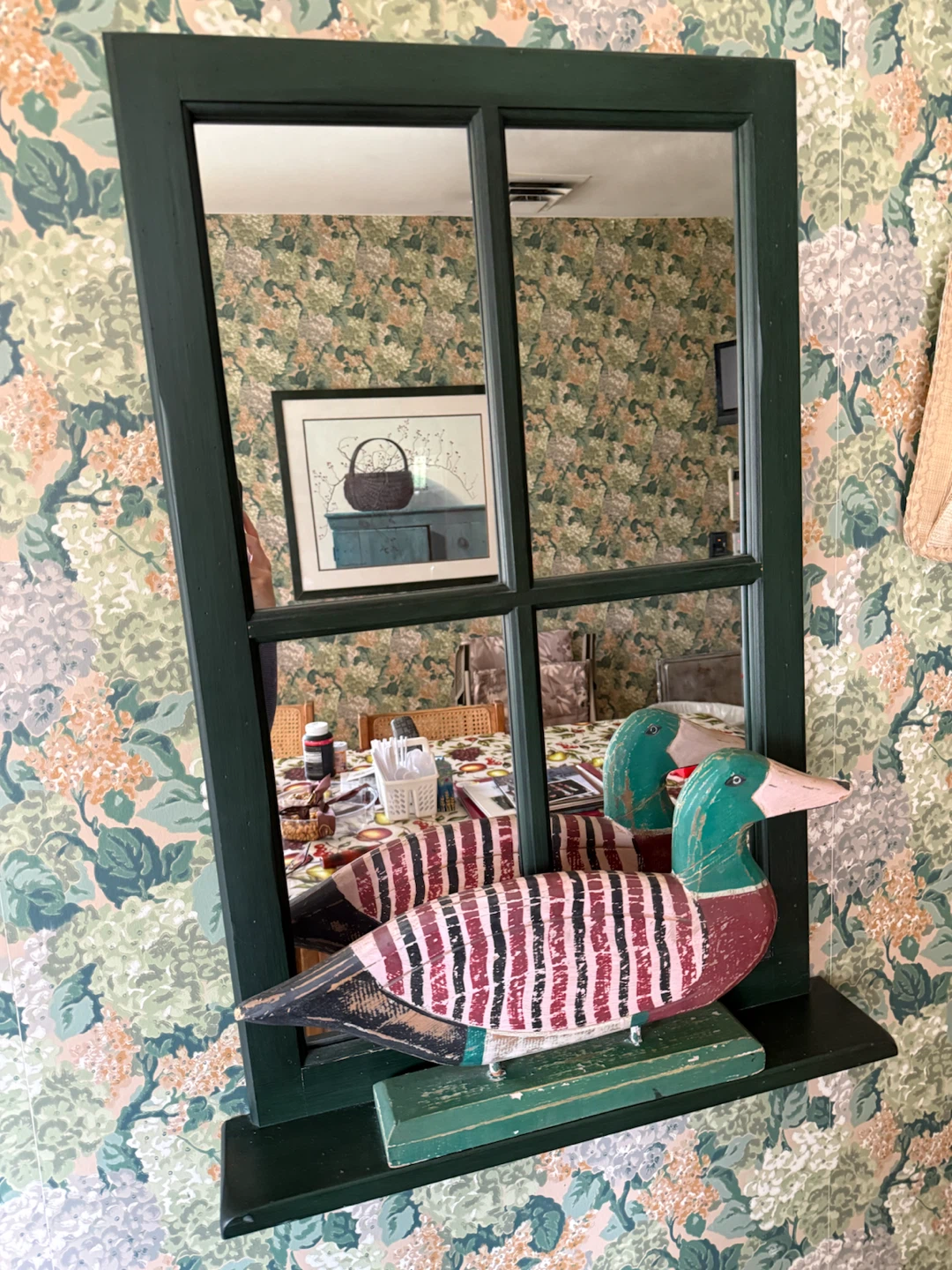Window Pane Style Wall Mirror