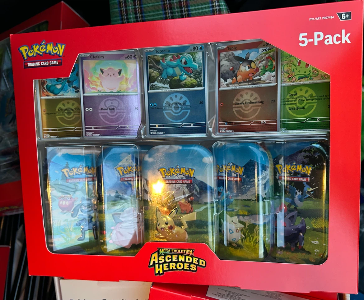 Pokemon Trading Card Game 5-Pack Ascended Heroes Set - photo 2