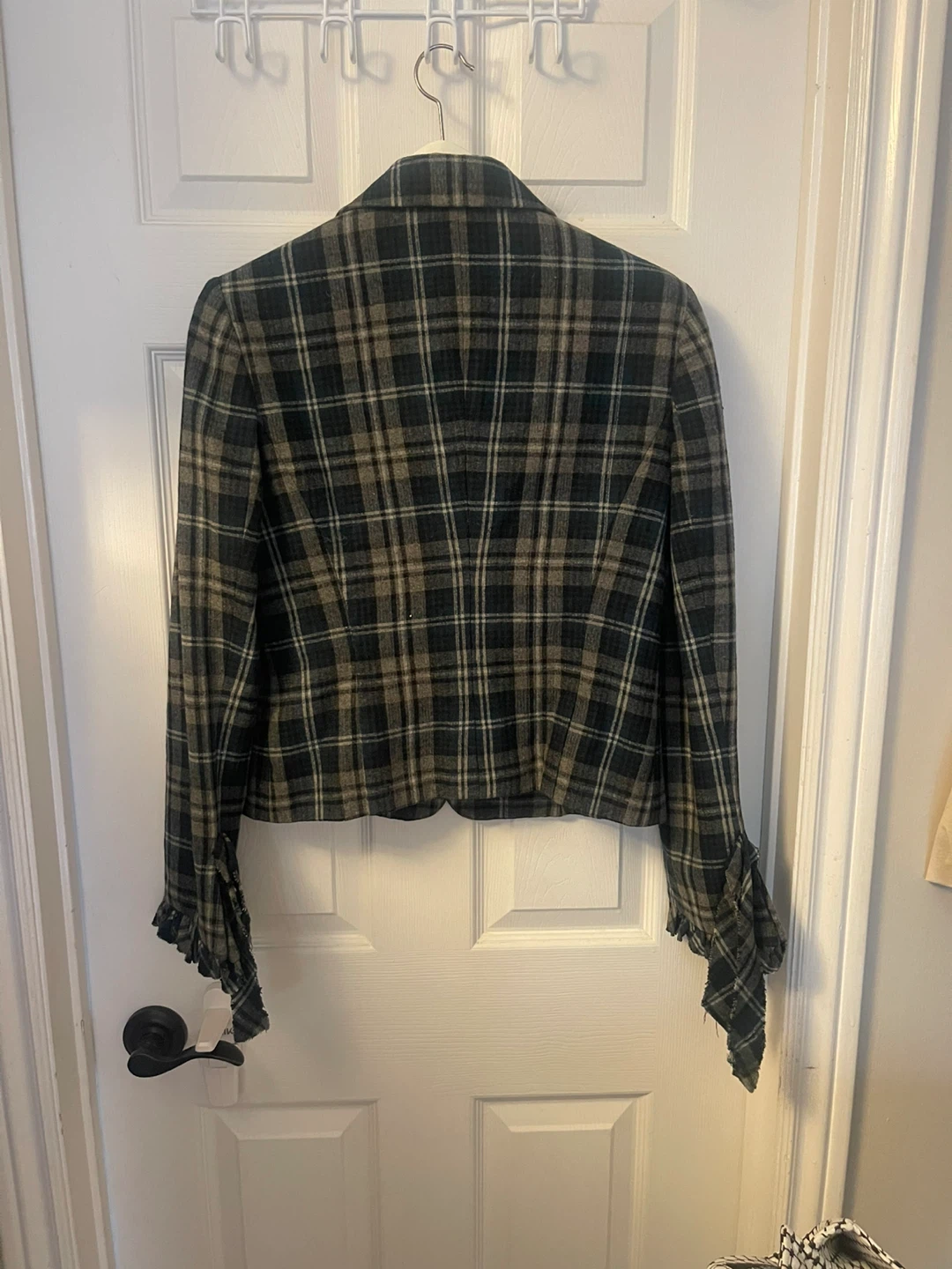 Catherine Curtis Plaid Wool Blazer - photo 2