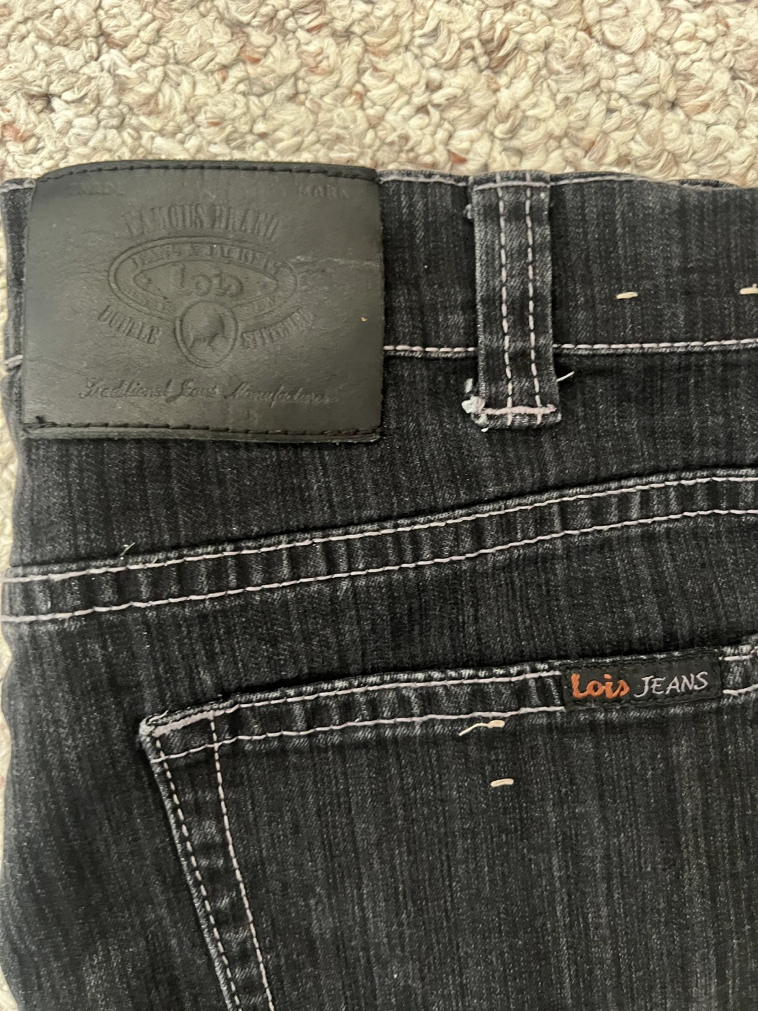 Lois Jeans Black Denim Pants Size 38 - photo 2