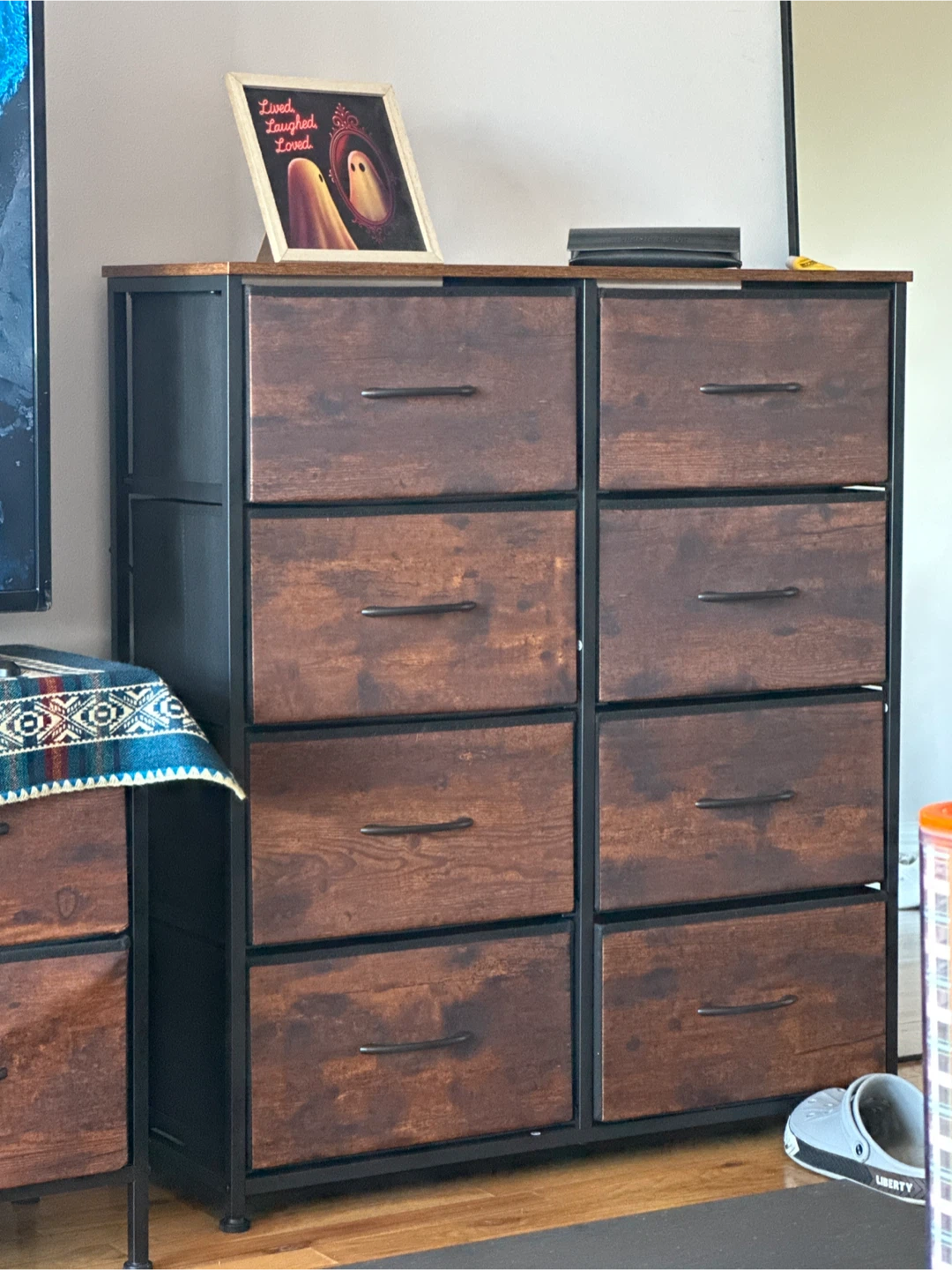 8-Drawer Fabric Dresser Storage Tower