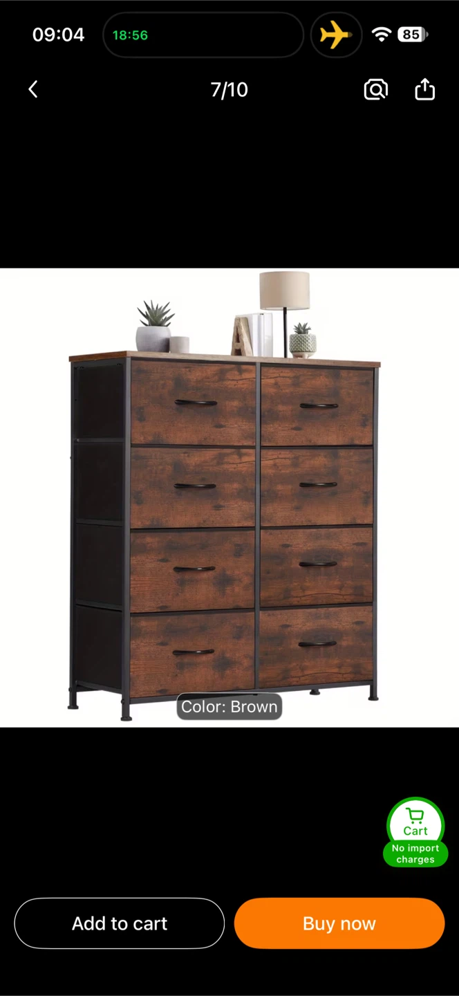 8-Drawer Fabric Dresser Storage Tower - photo 3